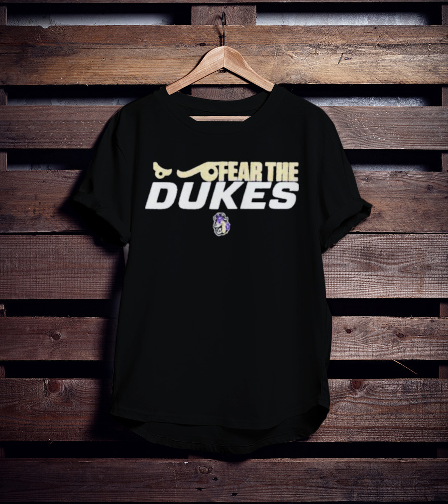 Fear The Dukes James Madison University Mascot T-Shirt