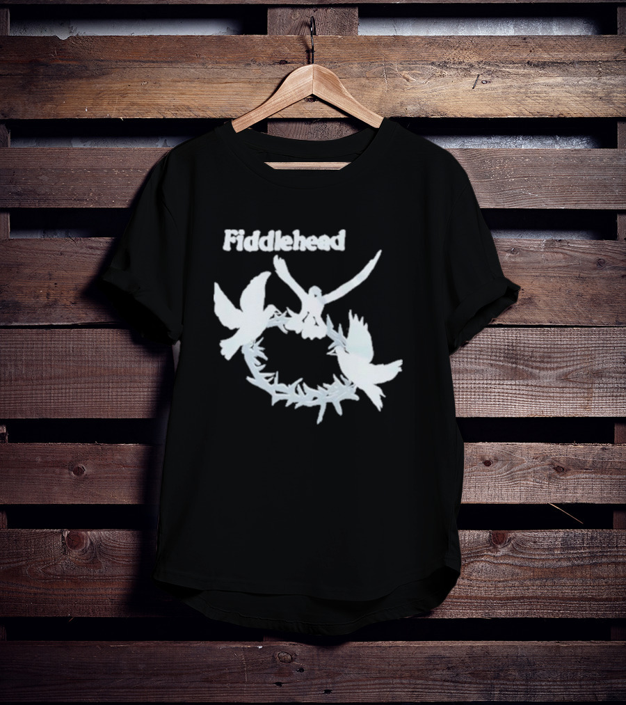 Fiddlehead White Doves In Flight Ring T-Shirt