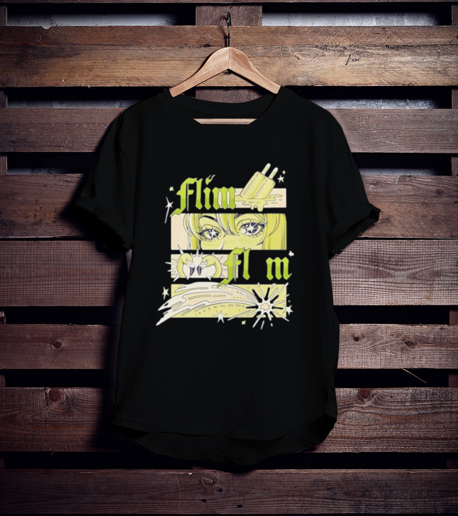 Flim Flam Popsicle Stars Anime Eyes Explosion T-Shirt