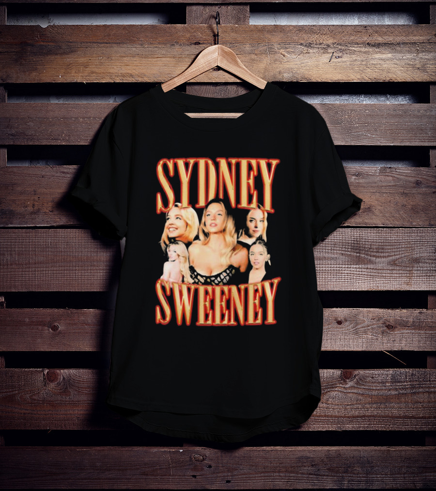 Sydney Sweeney Retro Collage Friday Beers T-Shirt