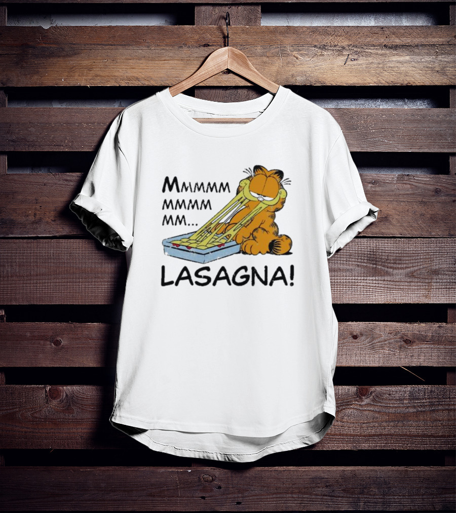 Garfield Mmmmmmmm MM Lasagna T-Shirt