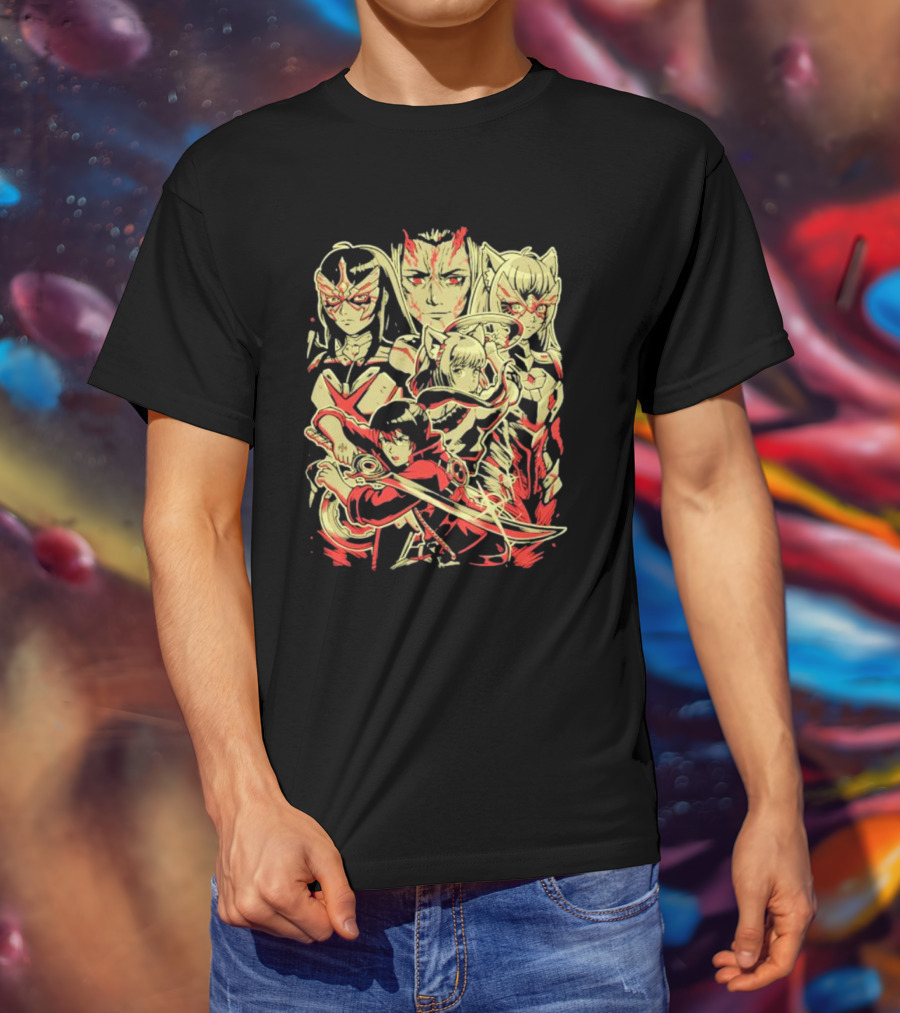 Cycle Of Life And Death Anime Warriors T-Shirt