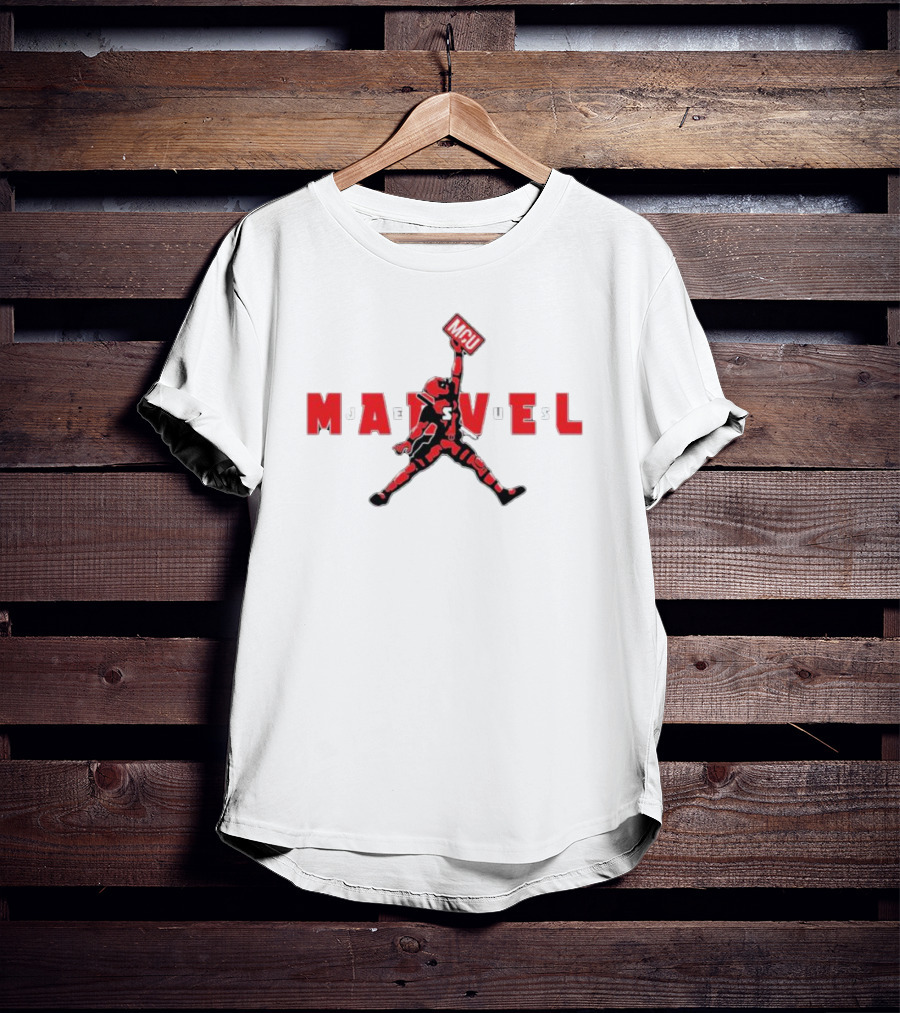 Deadpool MCU Marvel Jesus Jumpman T-Shirt