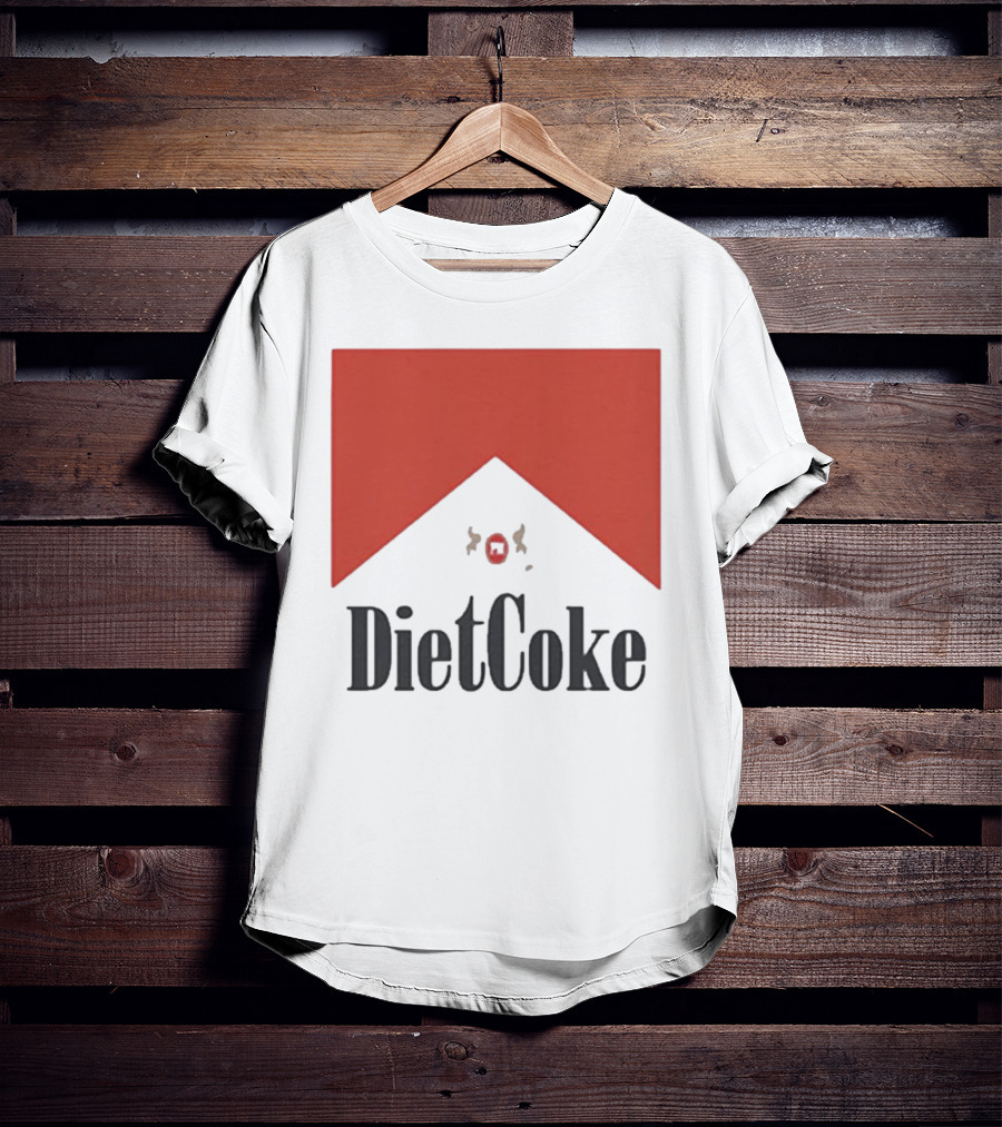 Diet Coke Marlboro Parody Cigarettes T-Shirt