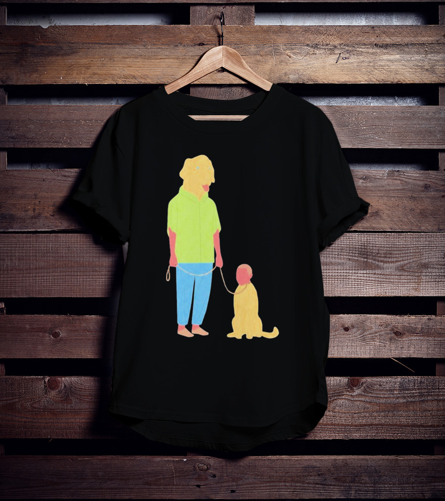 Dogswap Staselė Jakunskaitė Human Dog Head Swap T-Shirt