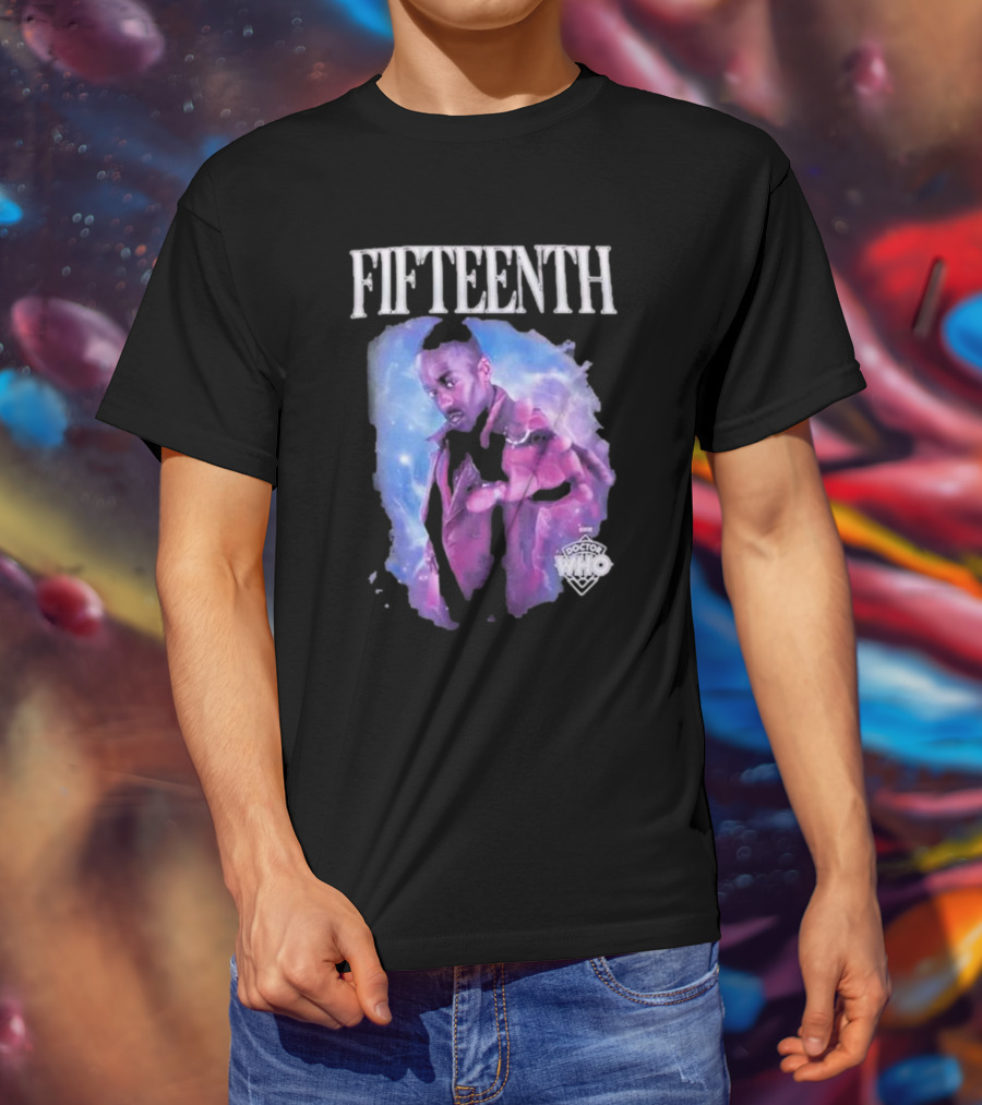 Fifteenth Doctor Who Portrait In Cosmic Energy Background T-Shirt