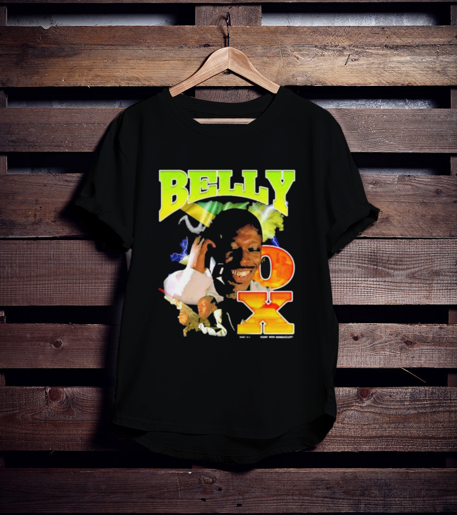 BELLY OX Romp With Bumbaclot Smiling Man With Phone And Gun T-Shirt