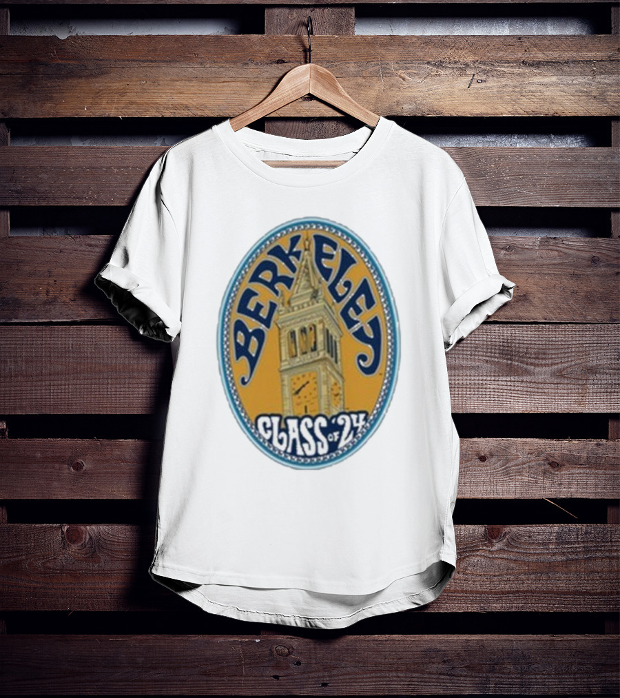 Berkeley Class Of 24 Sather Tower Oval T-Shirt