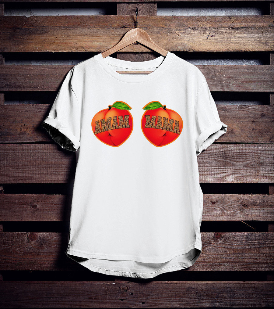 Big Mama Cheetah Peach T-Shirt