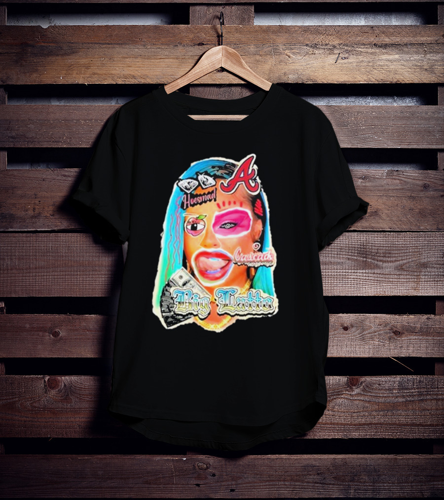 Big Latto Hoe$mad Cascade Atlanta Braves Money T-Shirt