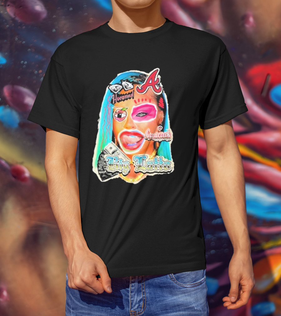 Big Latto Hoe$mad Cascade Atlanta Braves Money T-Shirt