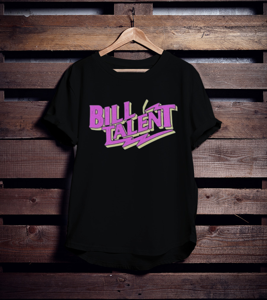 Billy Talent Band Neon Pink Lightning T-Shirt
