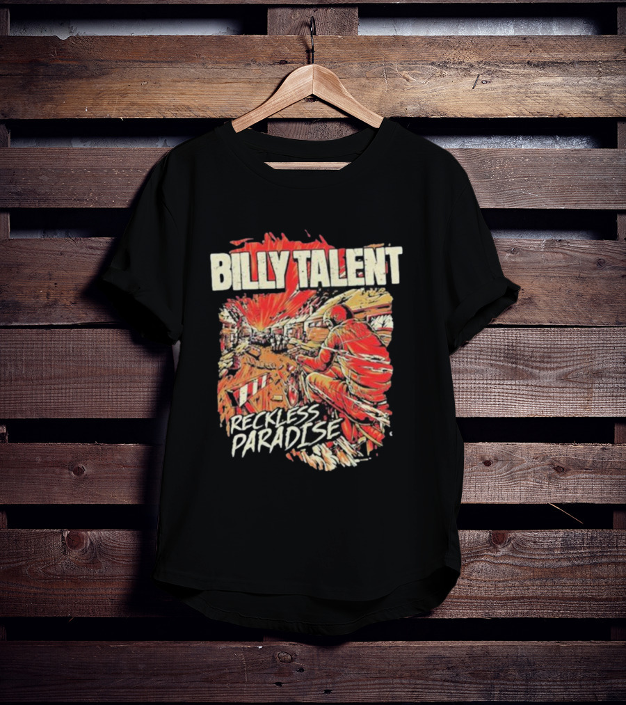 Billy Talent Reckless Paradise Explosive Motorcycle T-Shirt