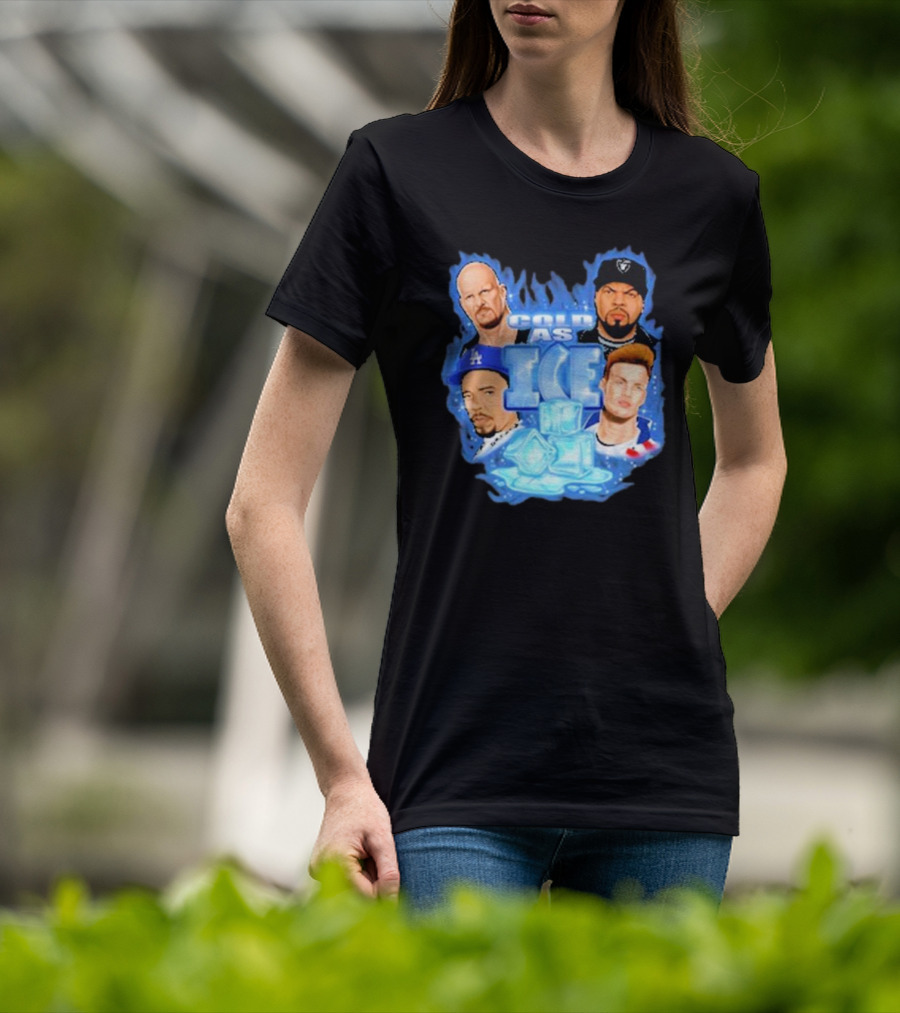 Cold As Ice Famous People Rap And Wrestling Legends T-Shirt
