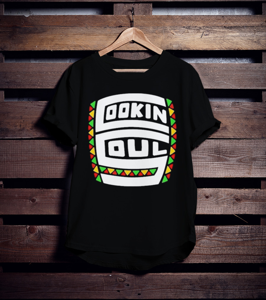 Cookin Soul Logo African Pattern Colors T-Shirt