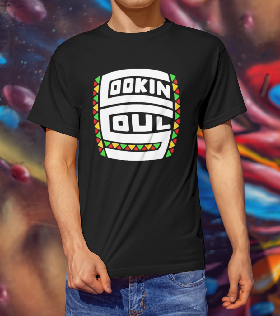 Cookin Soul Logo African Pattern Colors T-Shirt