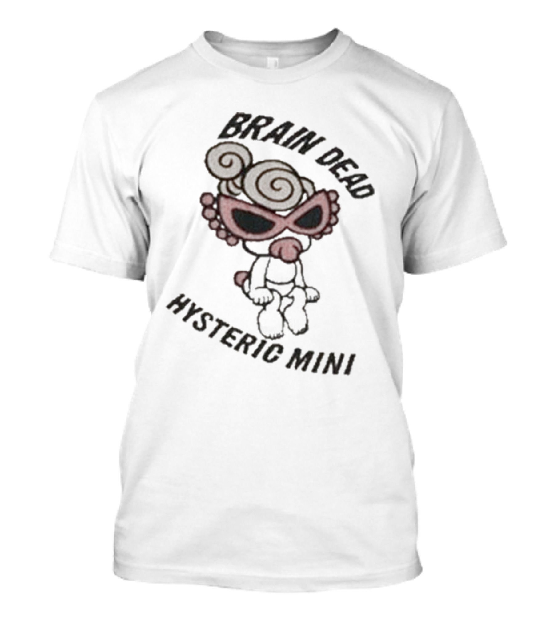 Hysteric Mini Brain Dead Ribbed Character With Sunglasses T-Shirt