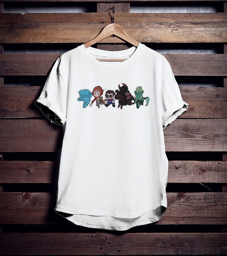 Gorgc Streamlabs Heroes Pixels Characters T-Shirt
