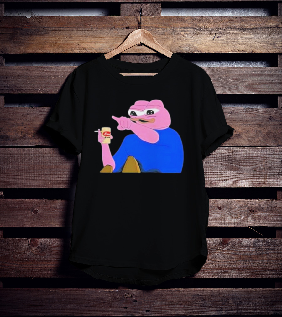 Haider $Pork Based Beer Cheetos And Pepe Style Image T-Shirt