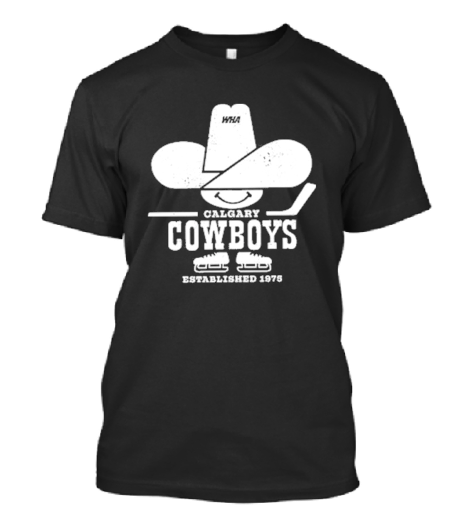Jari The Hutt WHA Calgary Cowboys Hockey Established 1975 T-Shirt