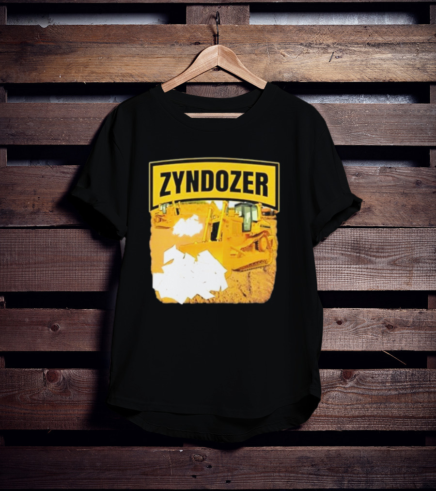 Zyndozer Funny Ahh Tees Bulldozer Image T-Shirt