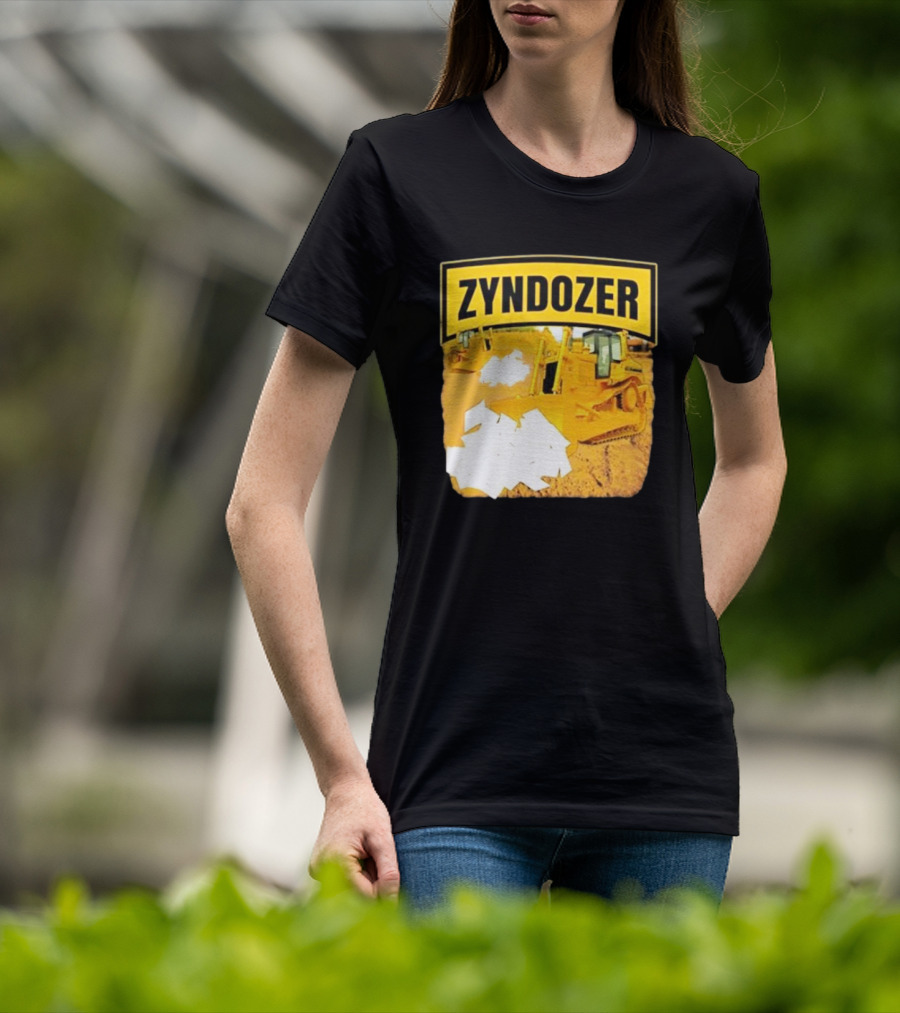 Zyndozer Funny Ahh Tees Bulldozer Image T-Shirt