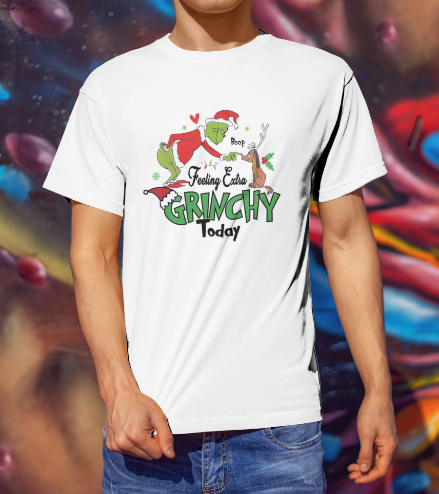 Grinch Boop Feeling Extra Grinchy Today T-Shirt