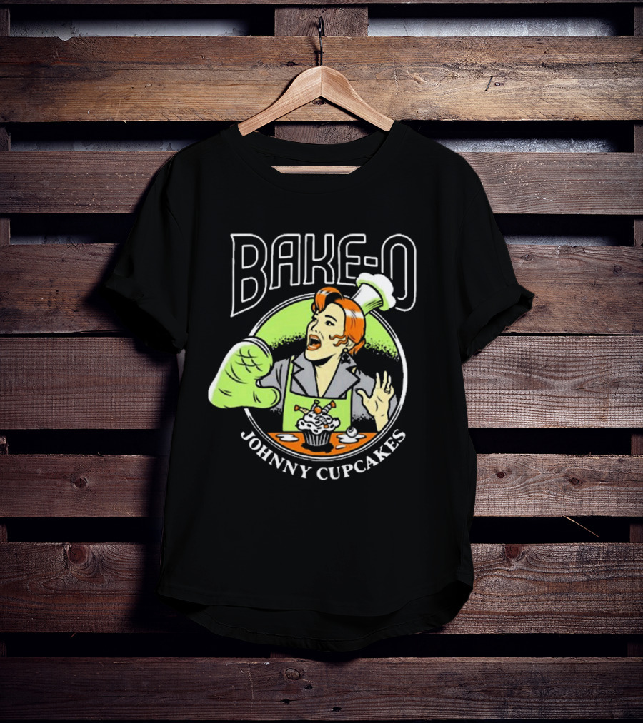 BAKE-O Johnny Cupcakes Retro Chef Cupcake Explosion T-Shirt