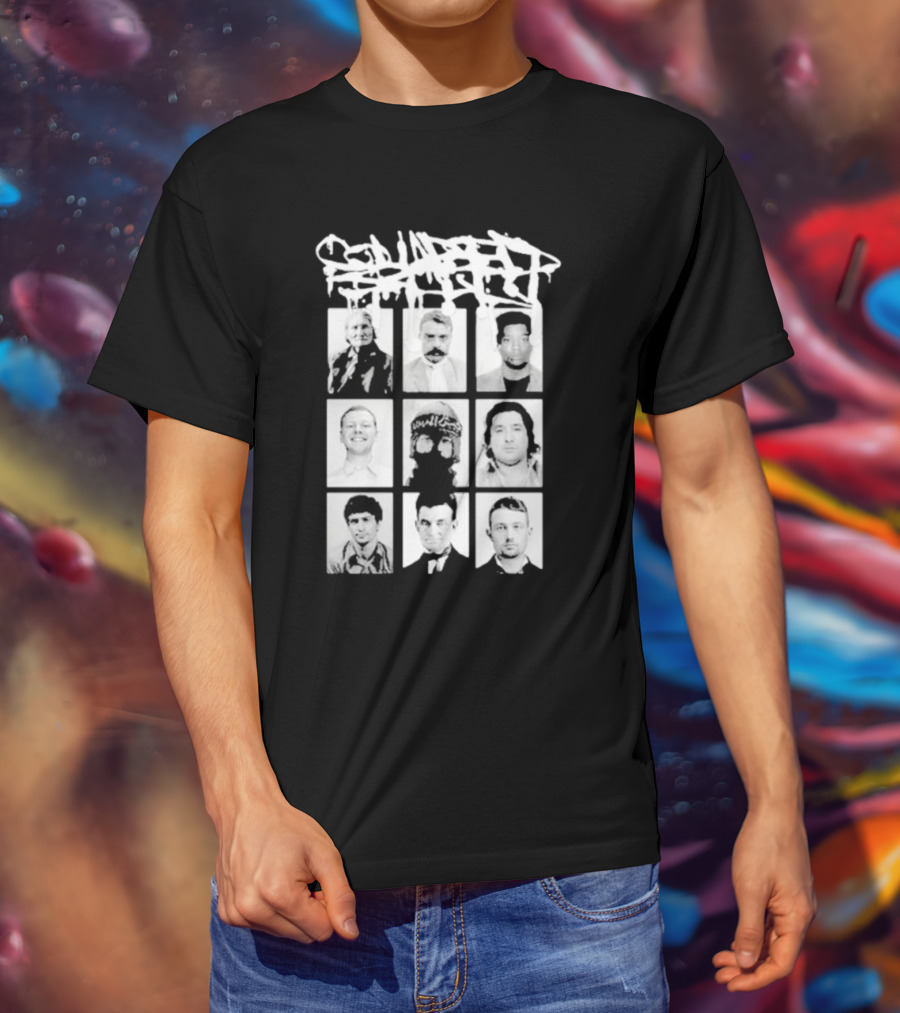 Collapsed Skull Shot Iconic Band Album Cover Style Portrait Collection T-Shirt