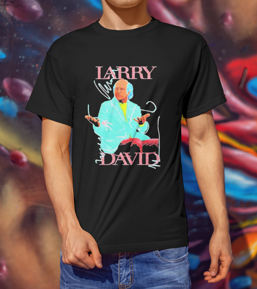 Larry David Pretty Good Retro Vibe Pastel T-Shirt