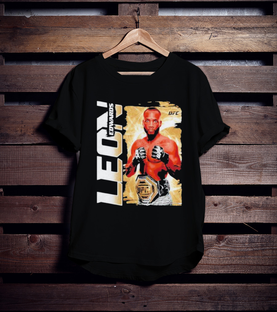 LEON EDWARDS UFC Champion Pose T-Shirt