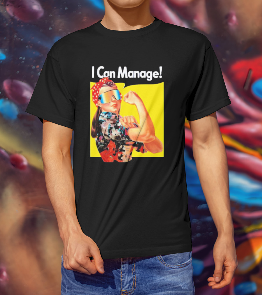 Local Dude Real Logan Ross I Can Manage Retro Iconic Concept T-Shirt