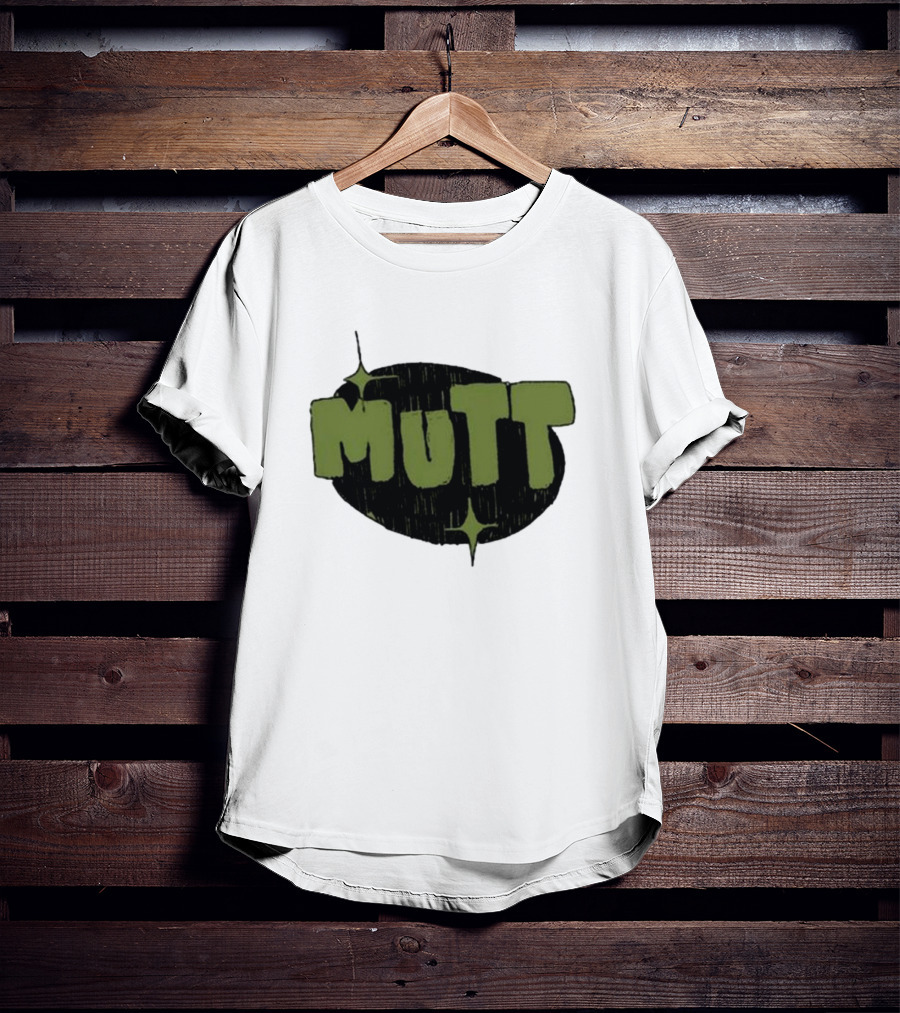 Mutt Bigsquidman Chunky Text Aesthetic T-Shirt