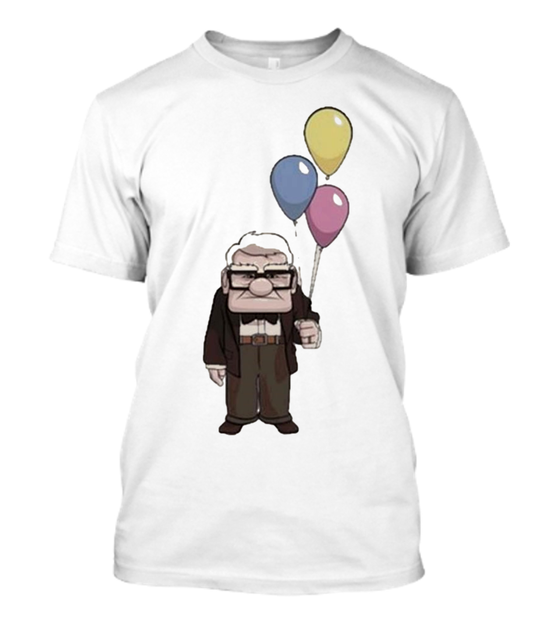 Nika Carl Fredricksen From Up Costume Geno Balloons Character T-Shirt