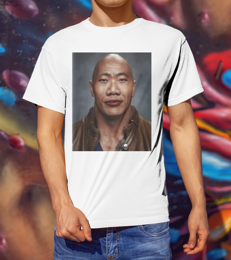 Dwayne The Wok Johnson Meme Face Mashup T-Shirt