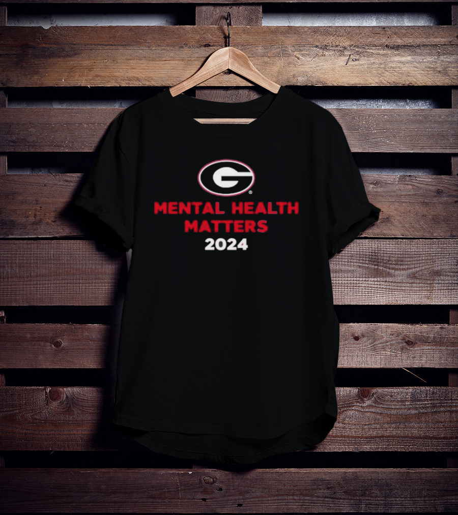 Georgia Bulldogs Mental Health Matters T-Shirt