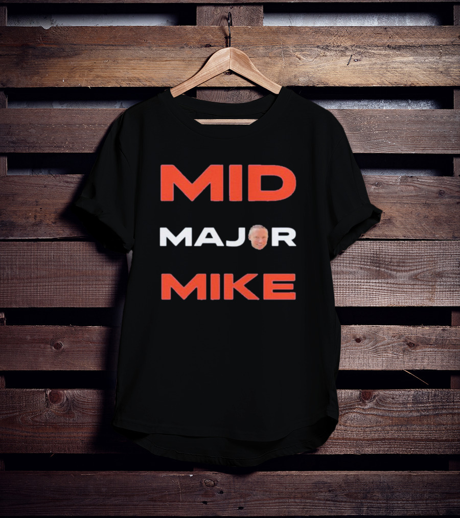 Mid Major Mike Sports Humor Face T-Shirt