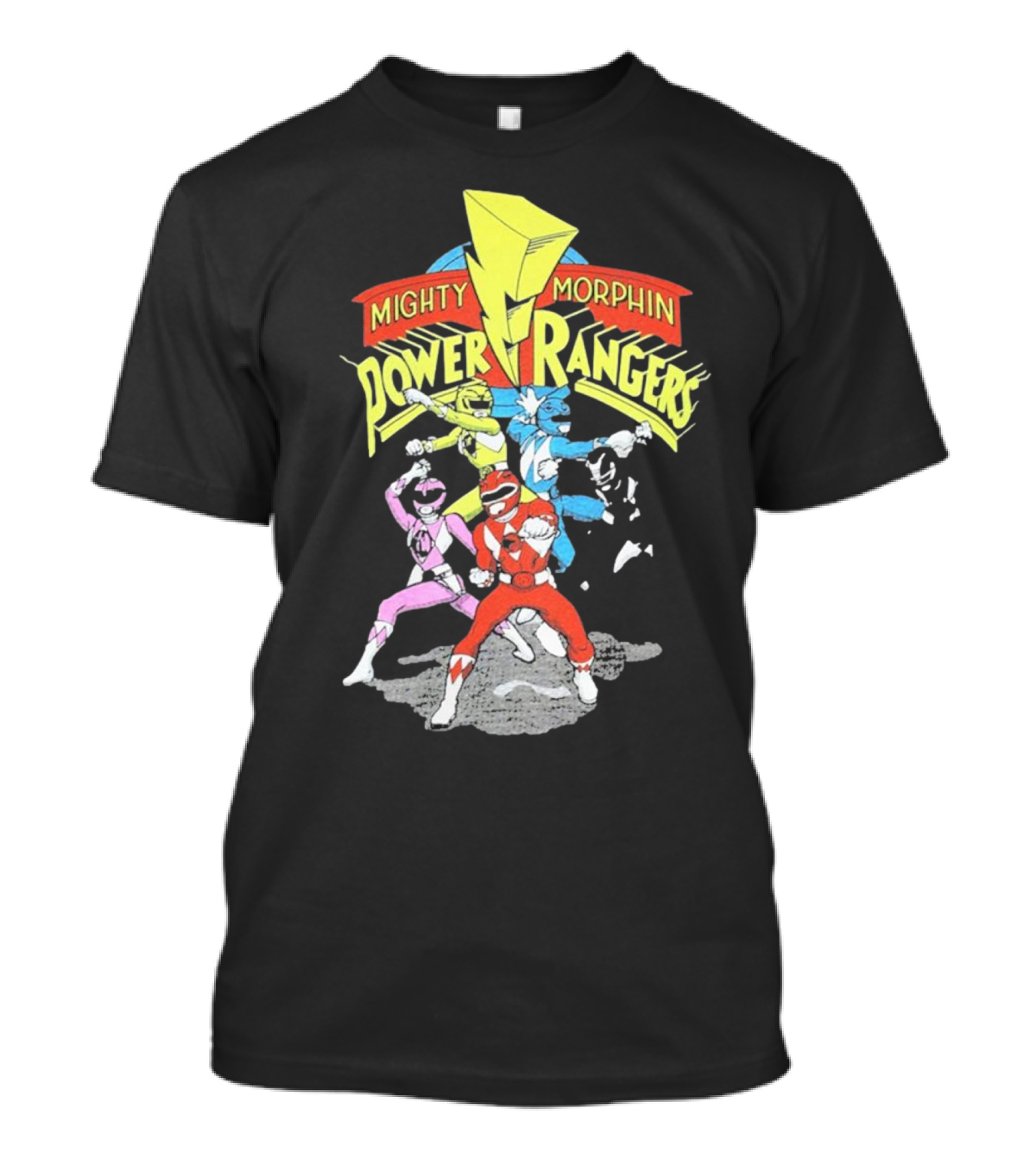 Mighty Morphin Power Rangers Classic Team T-Shirt