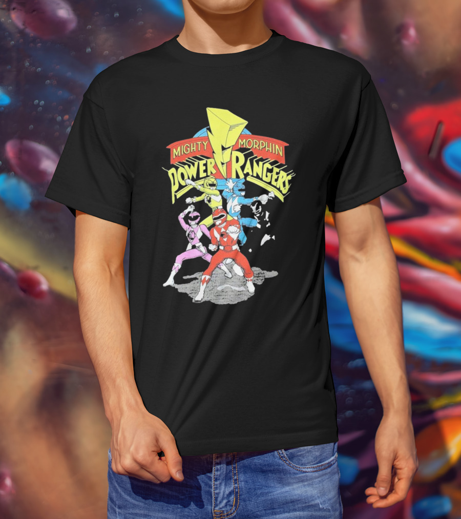 Mighty Morphin Power Rangers Classic Team T-Shirt
