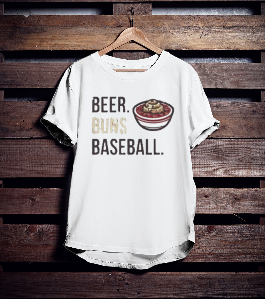 Minnesota Twins Beer Buns Baseball Fan T-Shirt