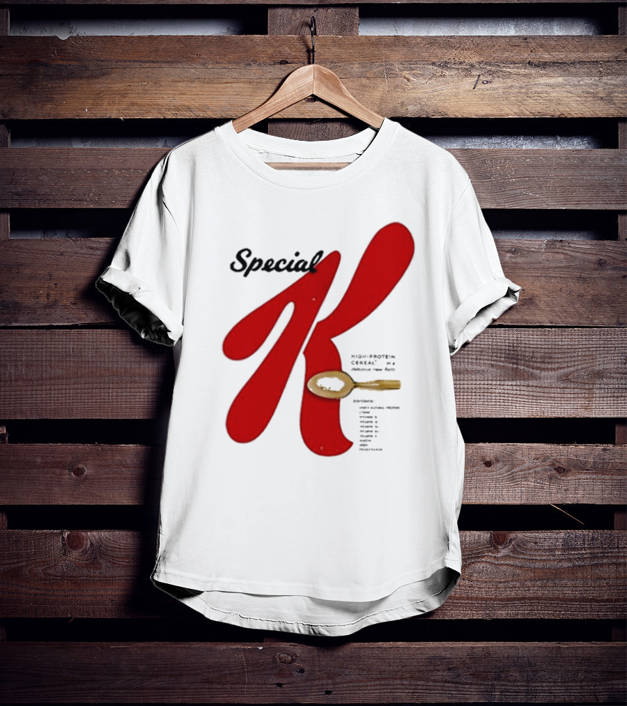 Special K High Protein Cereal Ketapoloclub Spoon T-Shirt