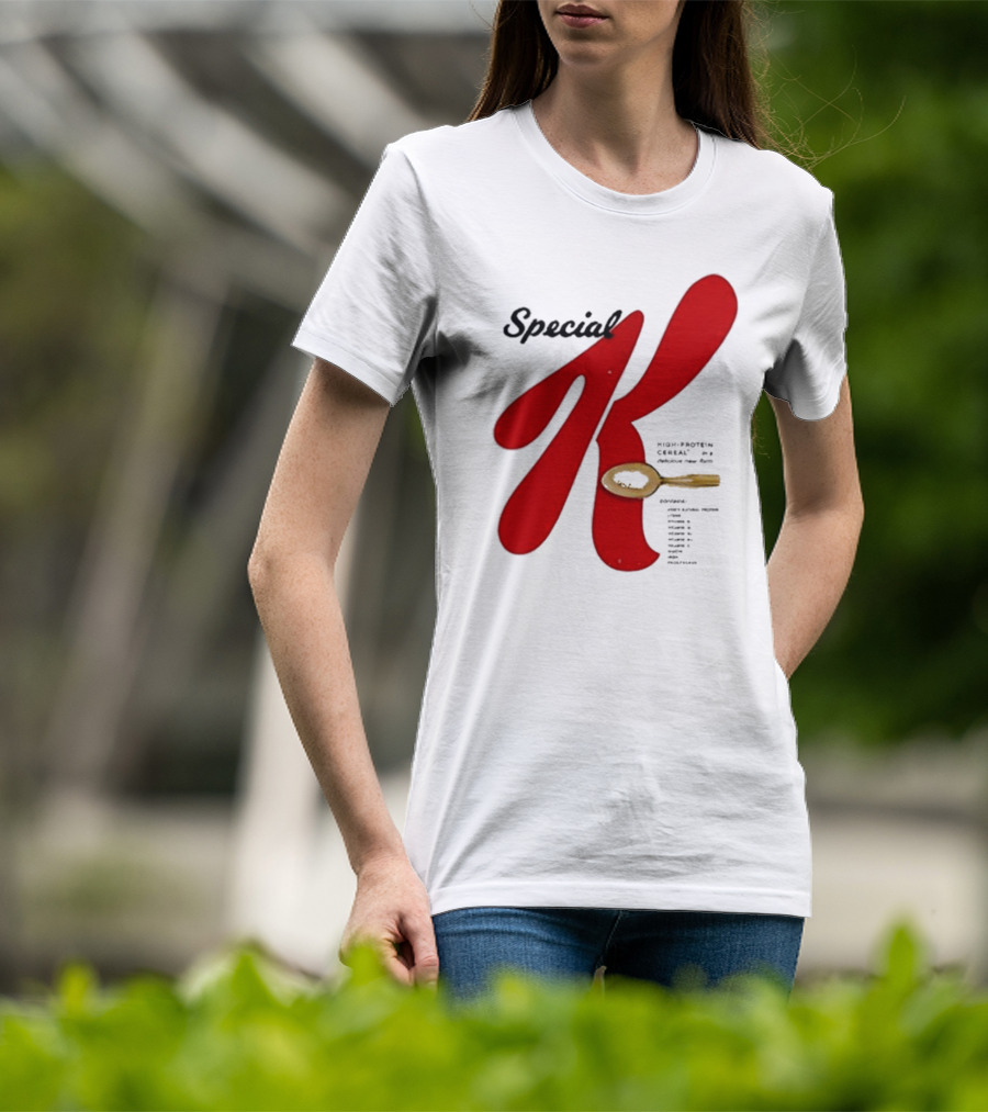 Special K High Protein Cereal Ketapoloclub Spoon T-Shirt