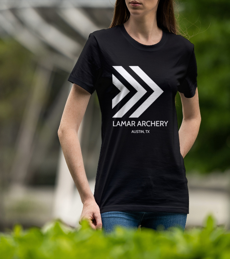 Lamar Archery Austin TX Arrow T-Shirt