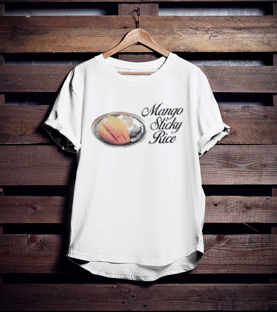 Mango Sticky Rice Tropical Fruit With Sticky Rice T-Shirt