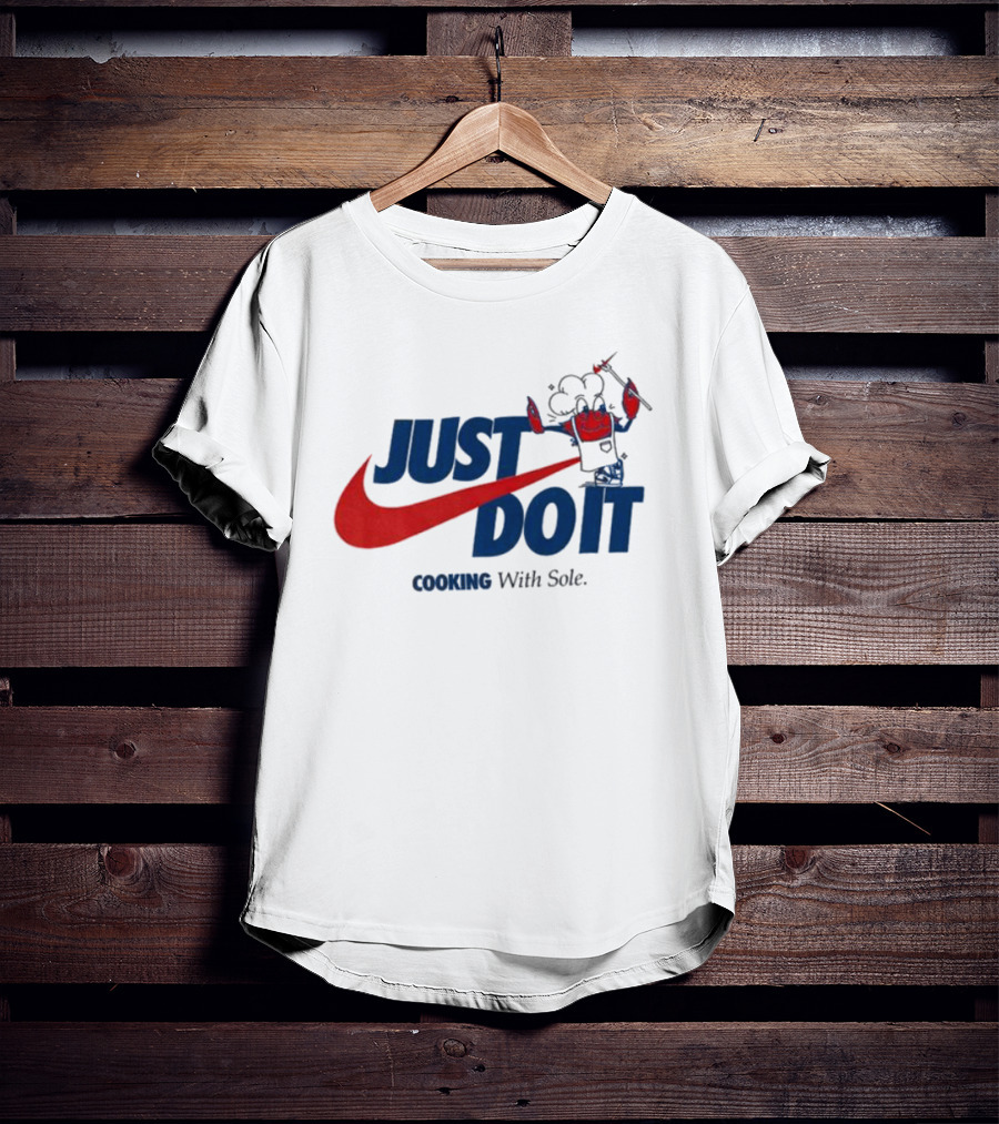 JUST DO IT Cooking With Sole Chef Swoosh T-Shirt