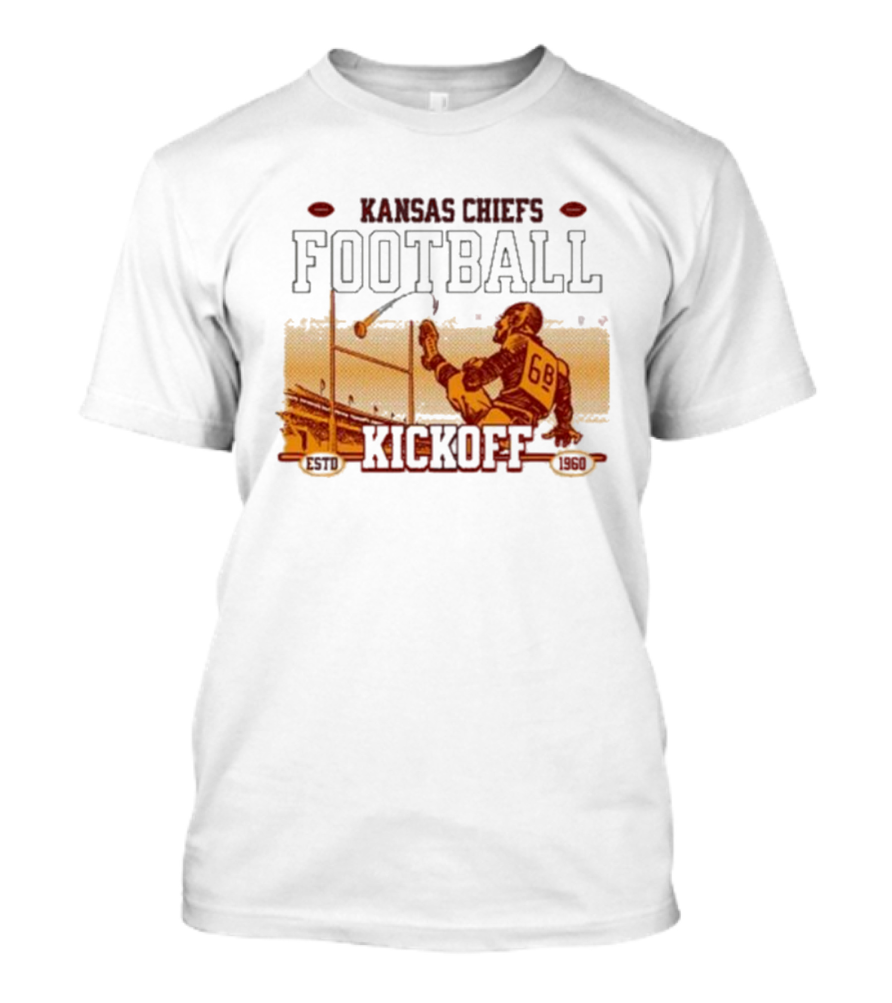 Kansas Chiefs Football Kickoff Vintage T-Shirt