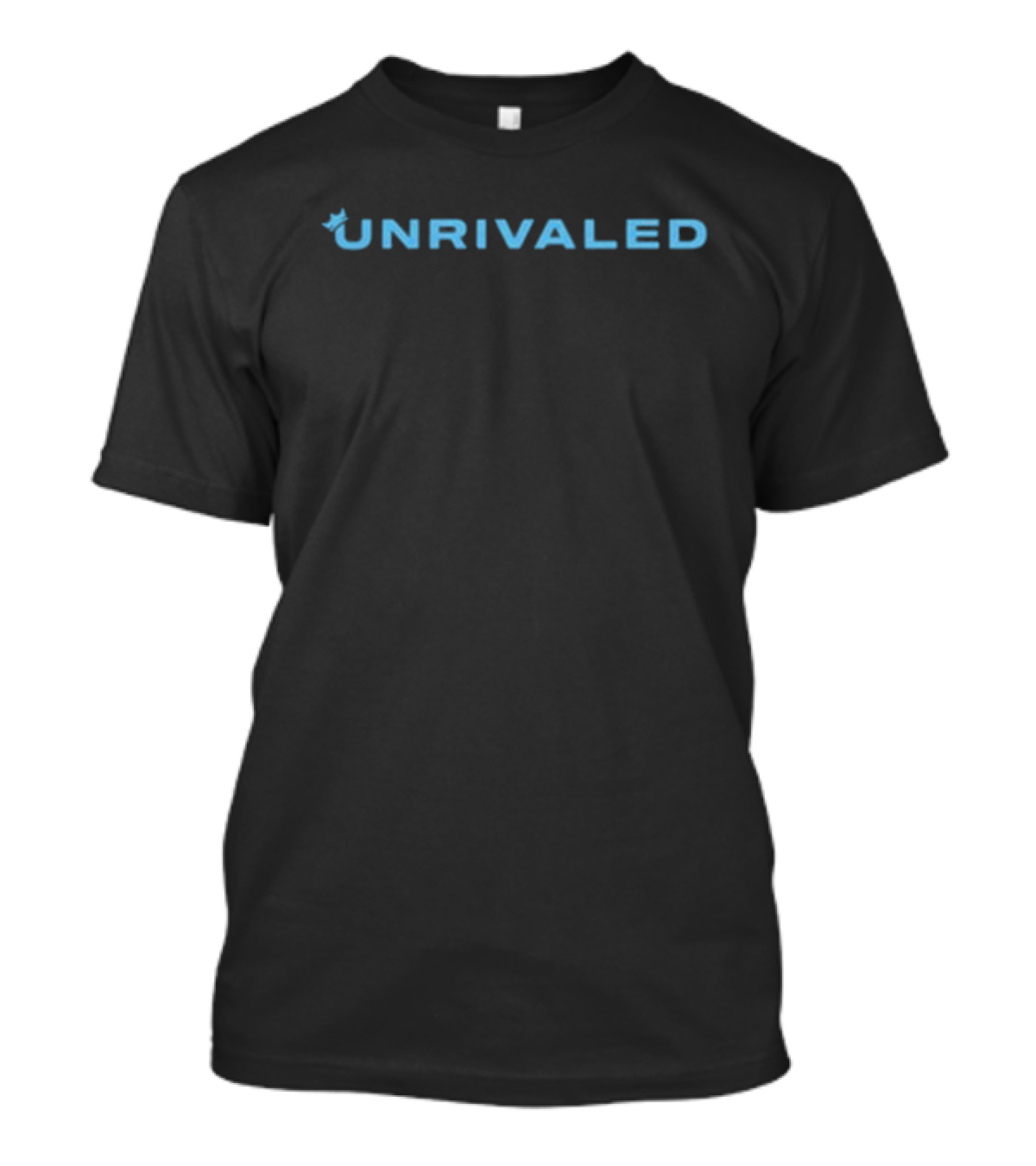 Unrivaled Blue Wordmark With Bird Element T-Shirt