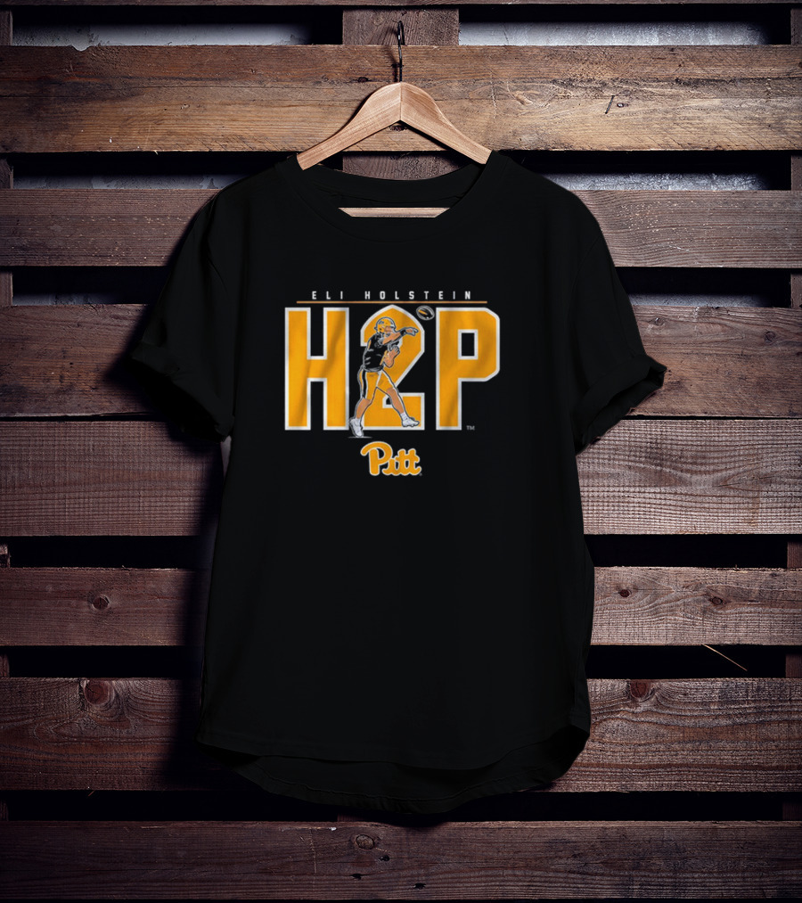 Eli Holstein H2P Pitt Panthers Football Quarterback T-Shirt