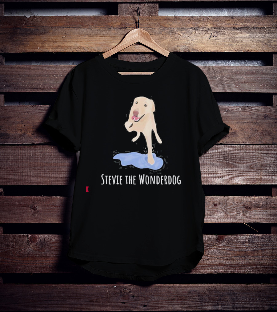 Stevie The Wonderdog Joyful Jump Over Water T-Shirt