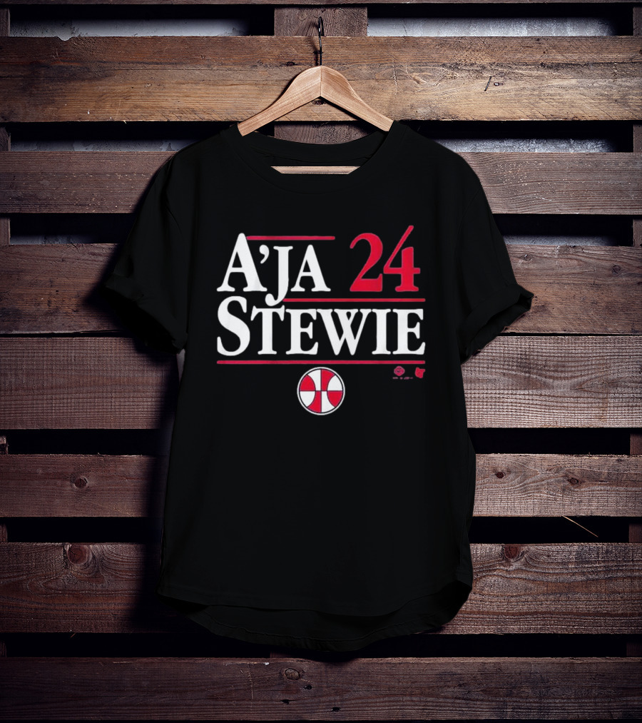 A’ja Stewie 24 Basketball Team Iconic Duo T-Shirt